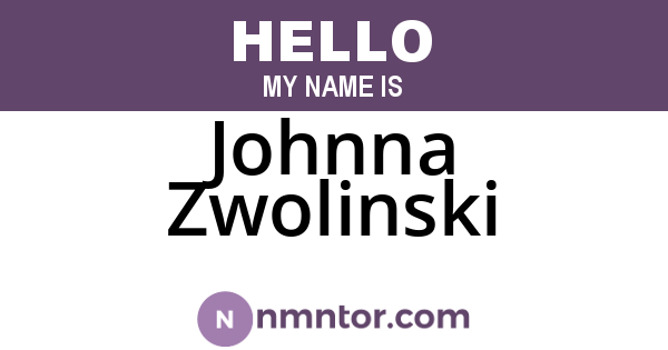 Johnna Zwolinski