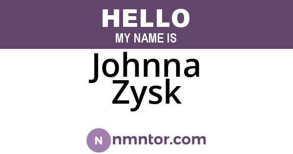 Johnna Zysk