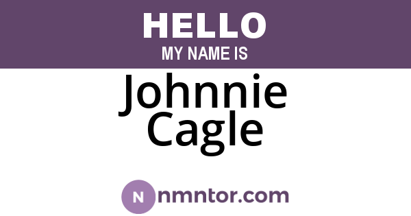 Johnnie Cagle