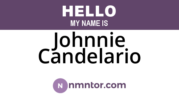 Johnnie Candelario