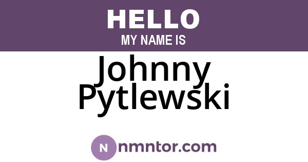 Johnny Pytlewski