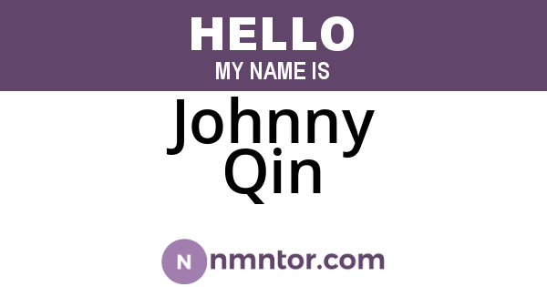 Johnny Qin