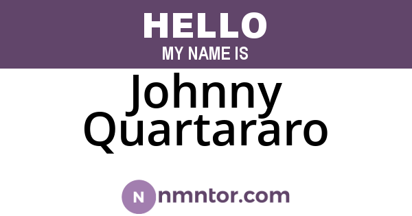 Johnny Quartararo