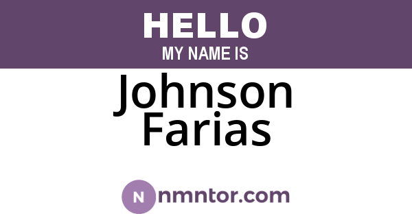 Johnson Farias