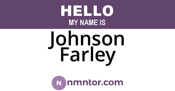 Johnson Farley