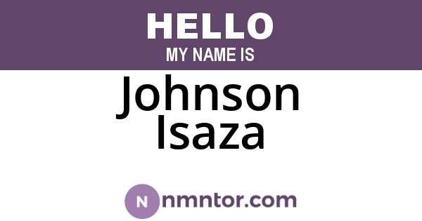 Johnson Isaza