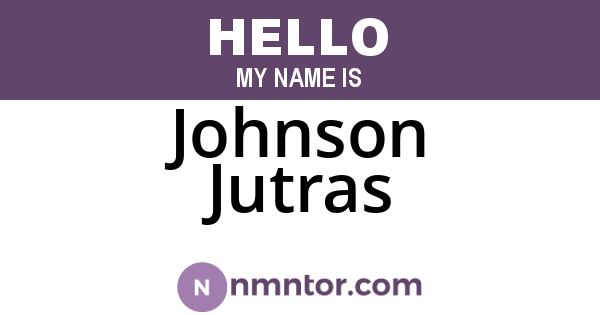 Johnson Jutras