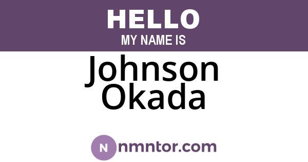 Johnson Okada