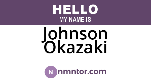 Johnson Okazaki