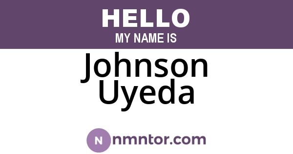 Johnson Uyeda