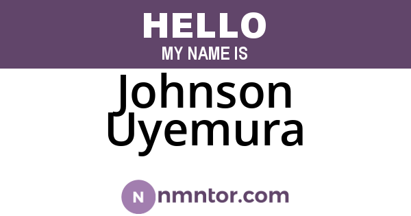 Johnson Uyemura