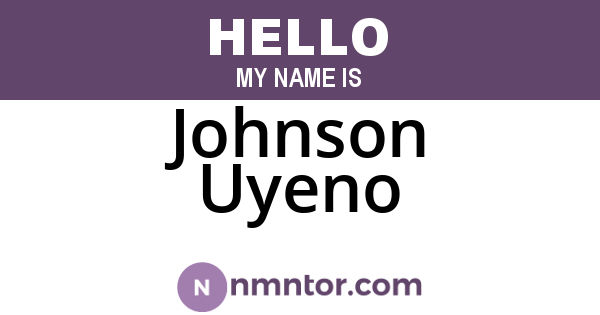Johnson Uyeno