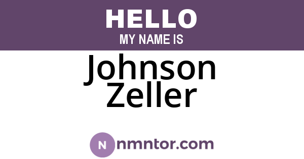 Johnson Zeller