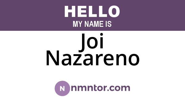 Joi Nazareno