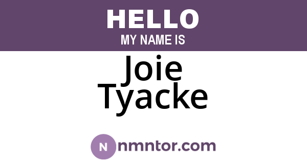 Joie Tyacke