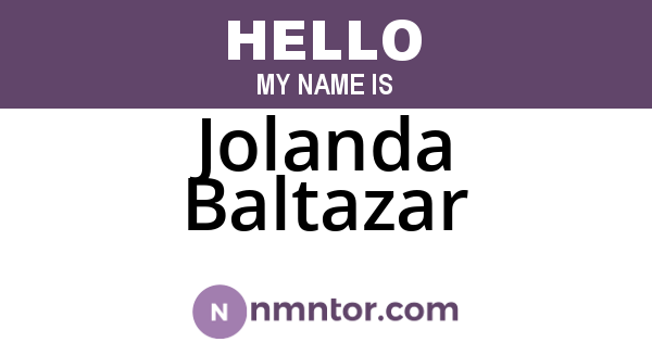 Jolanda Baltazar