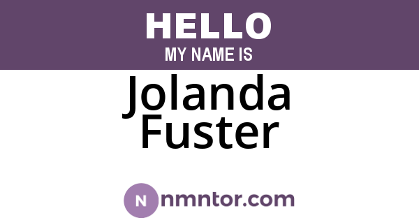 Jolanda Fuster