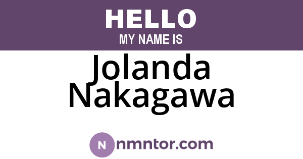 Jolanda Nakagawa