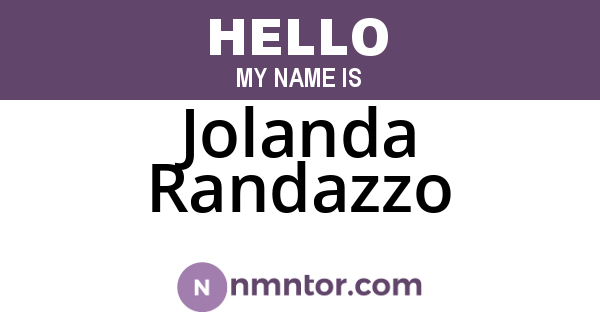 Jolanda Randazzo