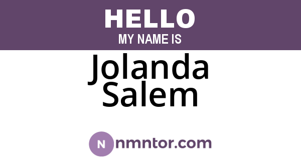 Jolanda Salem