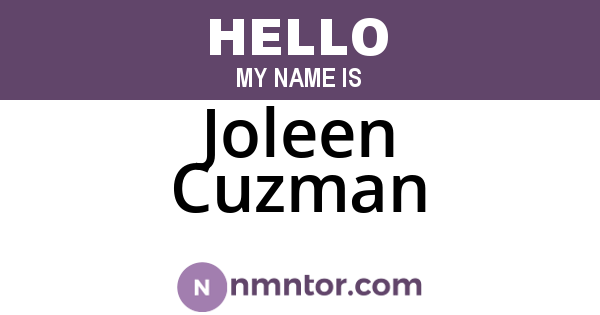 Joleen Cuzman