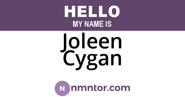 Joleen Cygan