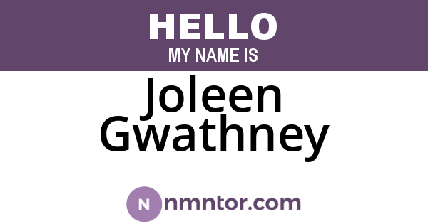 Joleen Gwathney