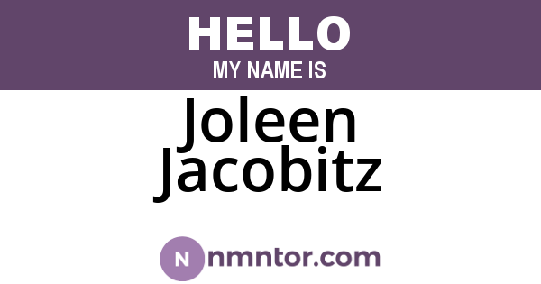 Joleen Jacobitz