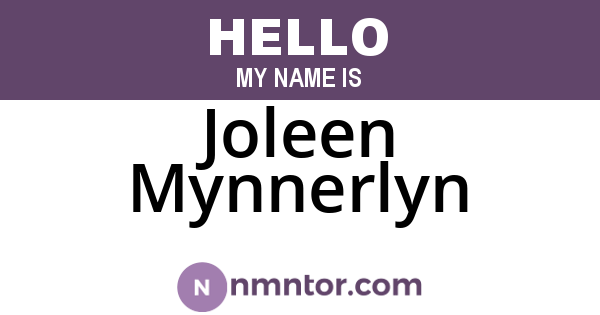 Joleen Mynnerlyn