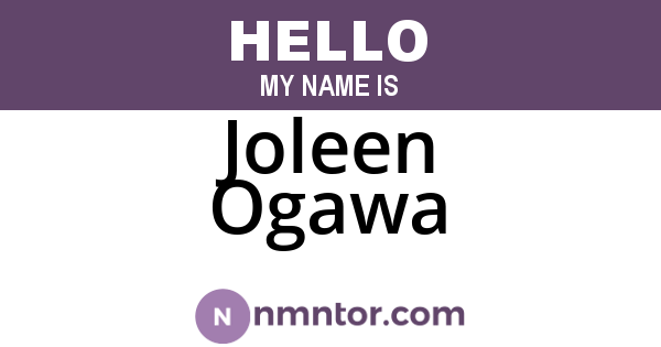 Joleen Ogawa