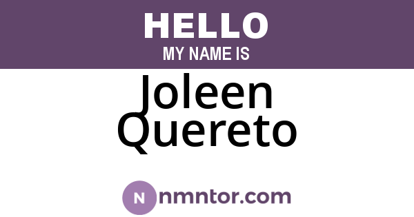 Joleen Quereto