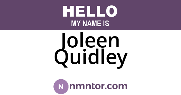 Joleen Quidley