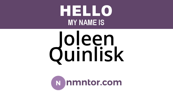 Joleen Quinlisk