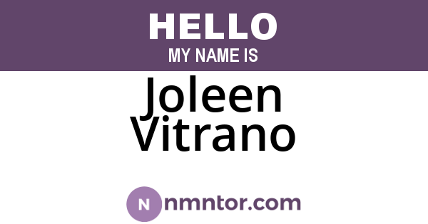 Joleen Vitrano