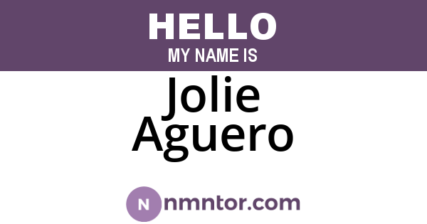 Jolie Aguero