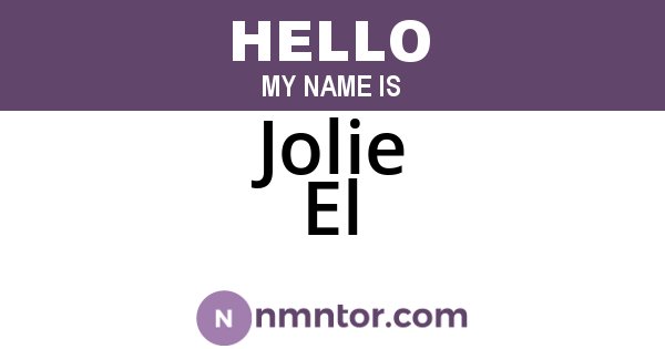 Jolie El