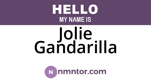 Jolie Gandarilla