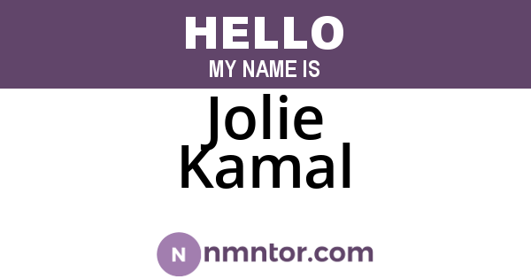 Jolie Kamal