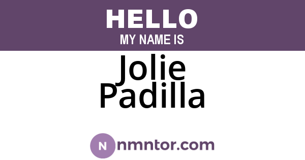 Jolie Padilla