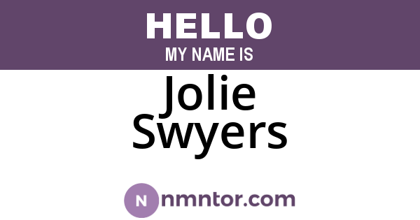 Jolie Swyers