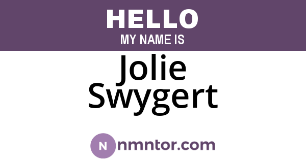 Jolie Swygert