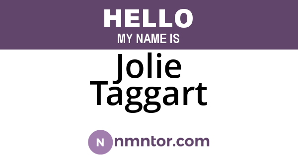 Jolie Taggart