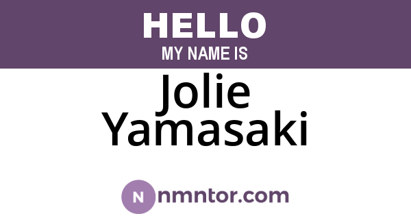 Jolie Yamasaki