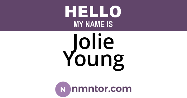 Jolie Young