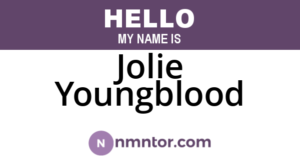 Jolie Youngblood