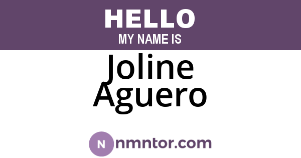 Joline Aguero