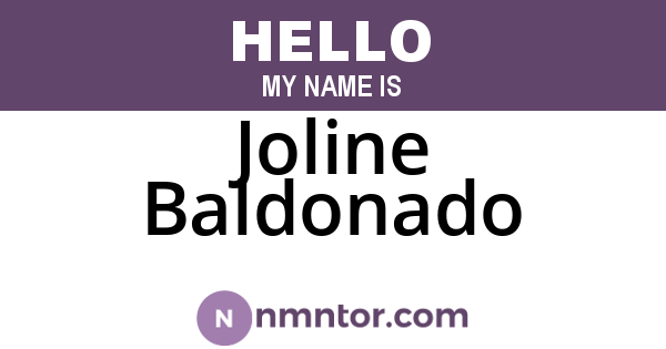 Joline Baldonado