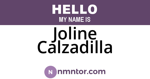 Joline Calzadilla