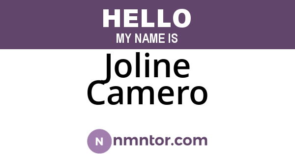 Joline Camero