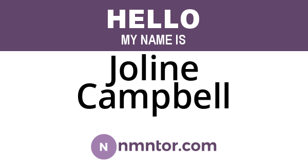 Joline Campbell